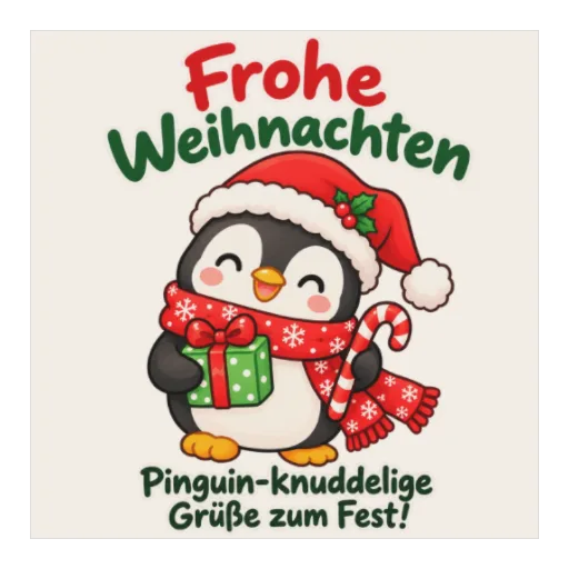 Frohe Weihnachten | Pinguin