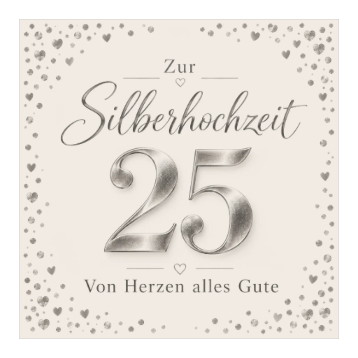 Zur Silberhochzeit | Große 25
