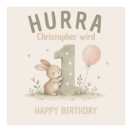 Hurra, eins! | Häschen