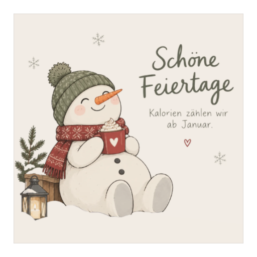 Schöne Feiertage | Schneemann