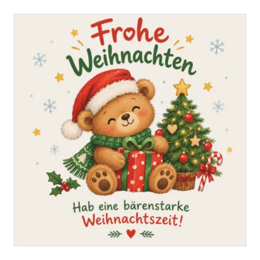Frohe Weihnachten | Teddybär